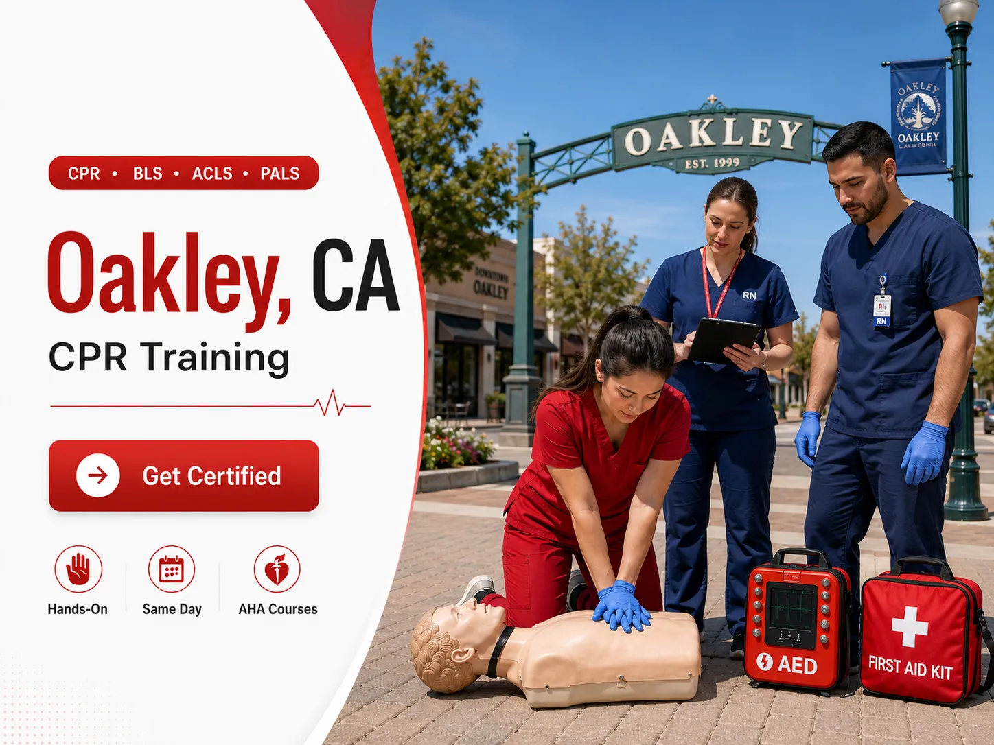 CPR, BLS, ACLS & PALS Certification Courses Near Oakley, CA