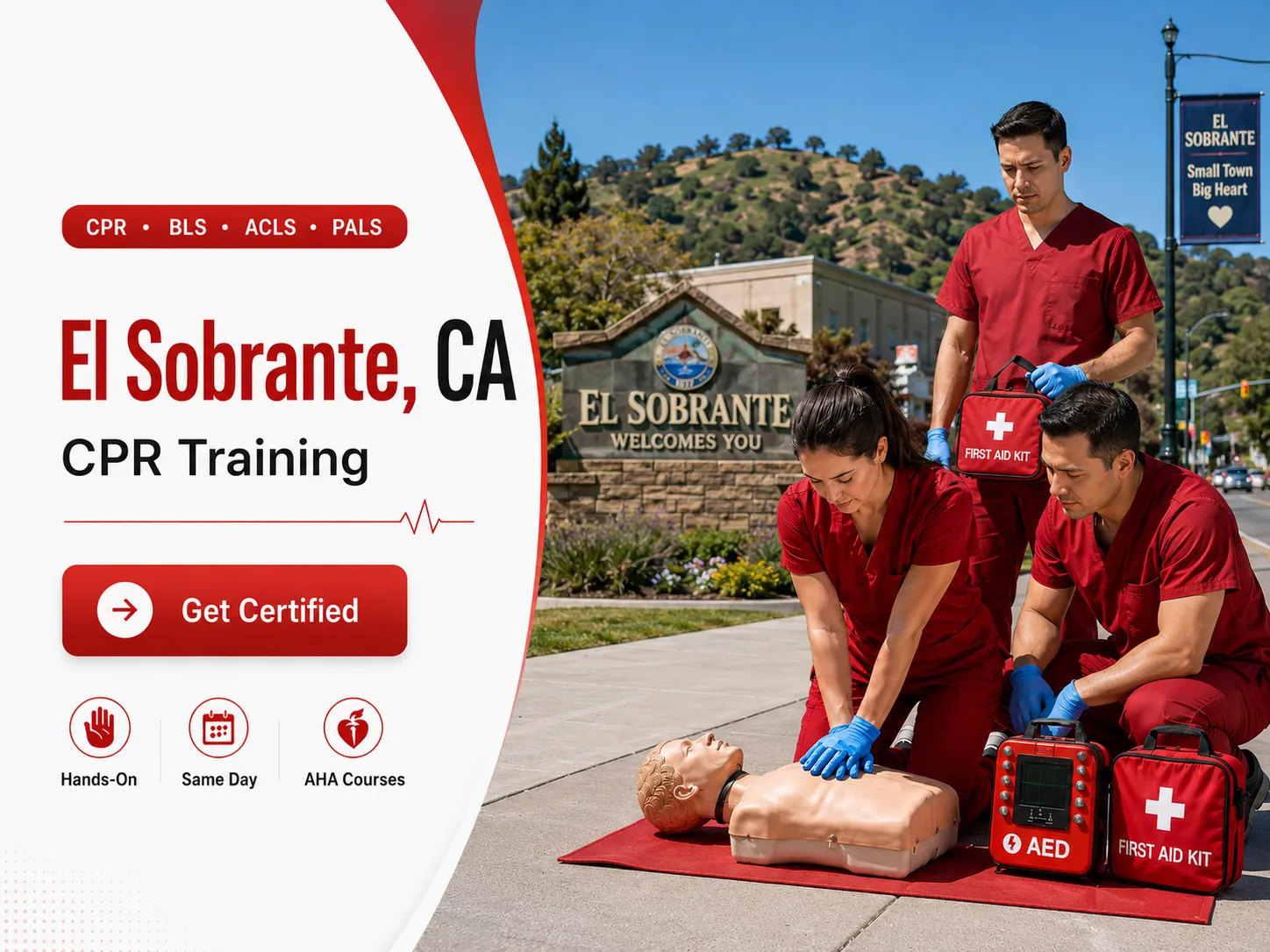 Emergency response CPR and BLS training in El Sobrante, California