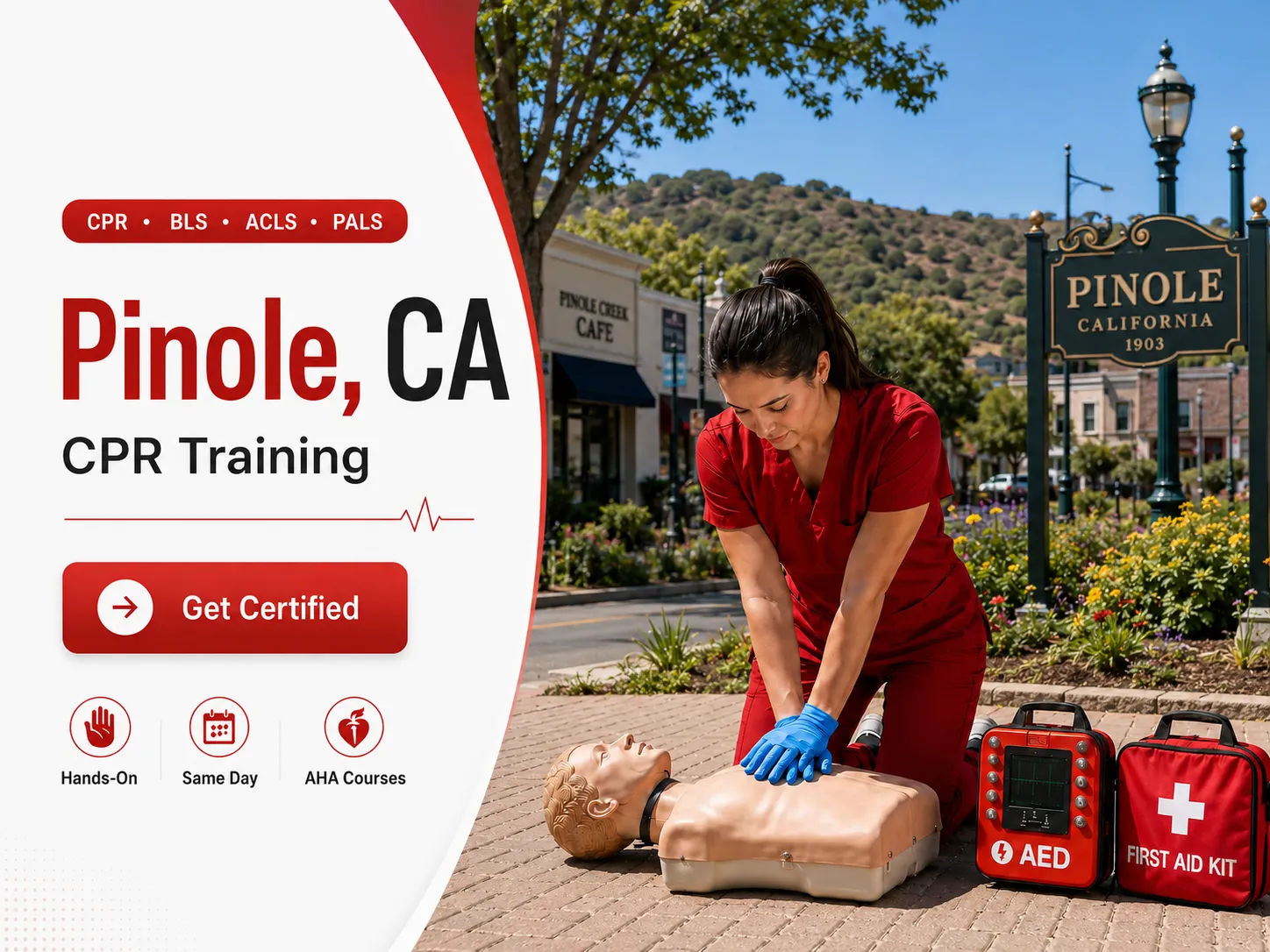CPR BLS, ACLS & PALS Certification Courses Near Pinole, CA