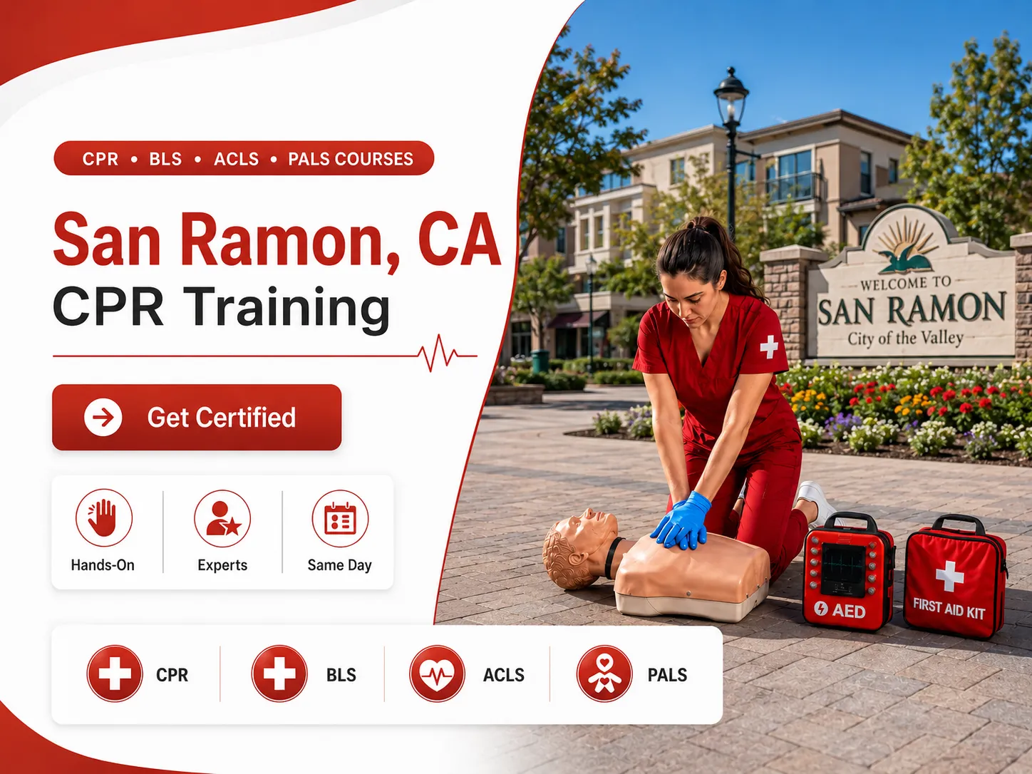 PALS simulation training for pediatric emergencies in San Ramon, CA