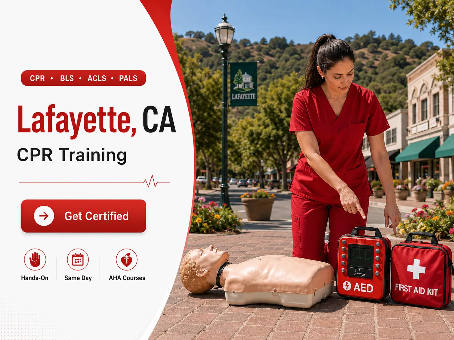 CPR, BLS, ACLS & PALS Courses in Lafayette, CA